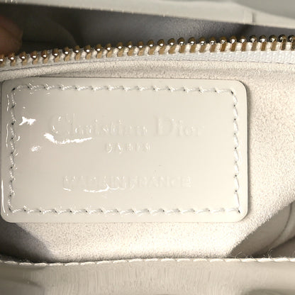 Christian Dior Patent Cannage Mini Lady Dior Latte 6 of 11