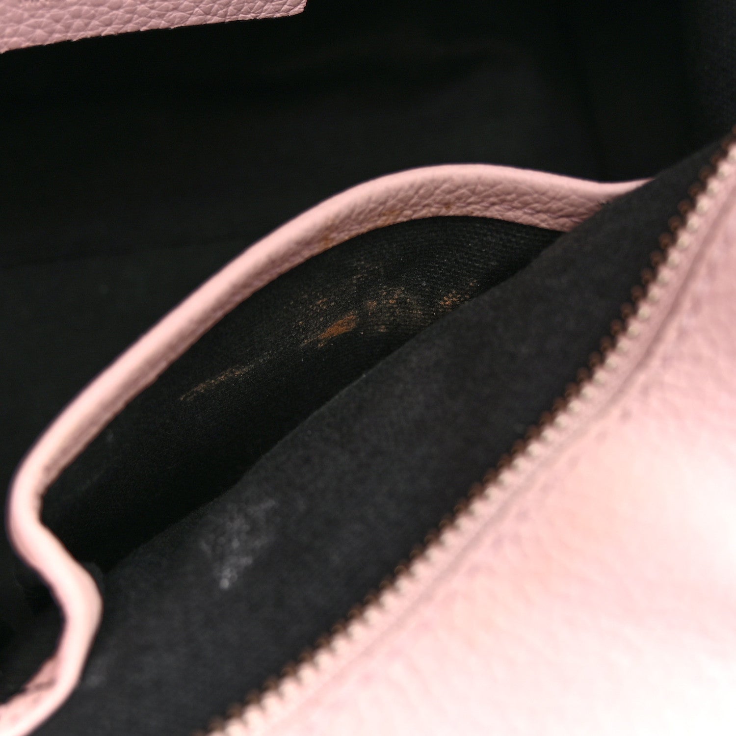 Alexander McQueen Calfskin Small Skull Padlock Zip Around Tote Baby Pink 11 of 14