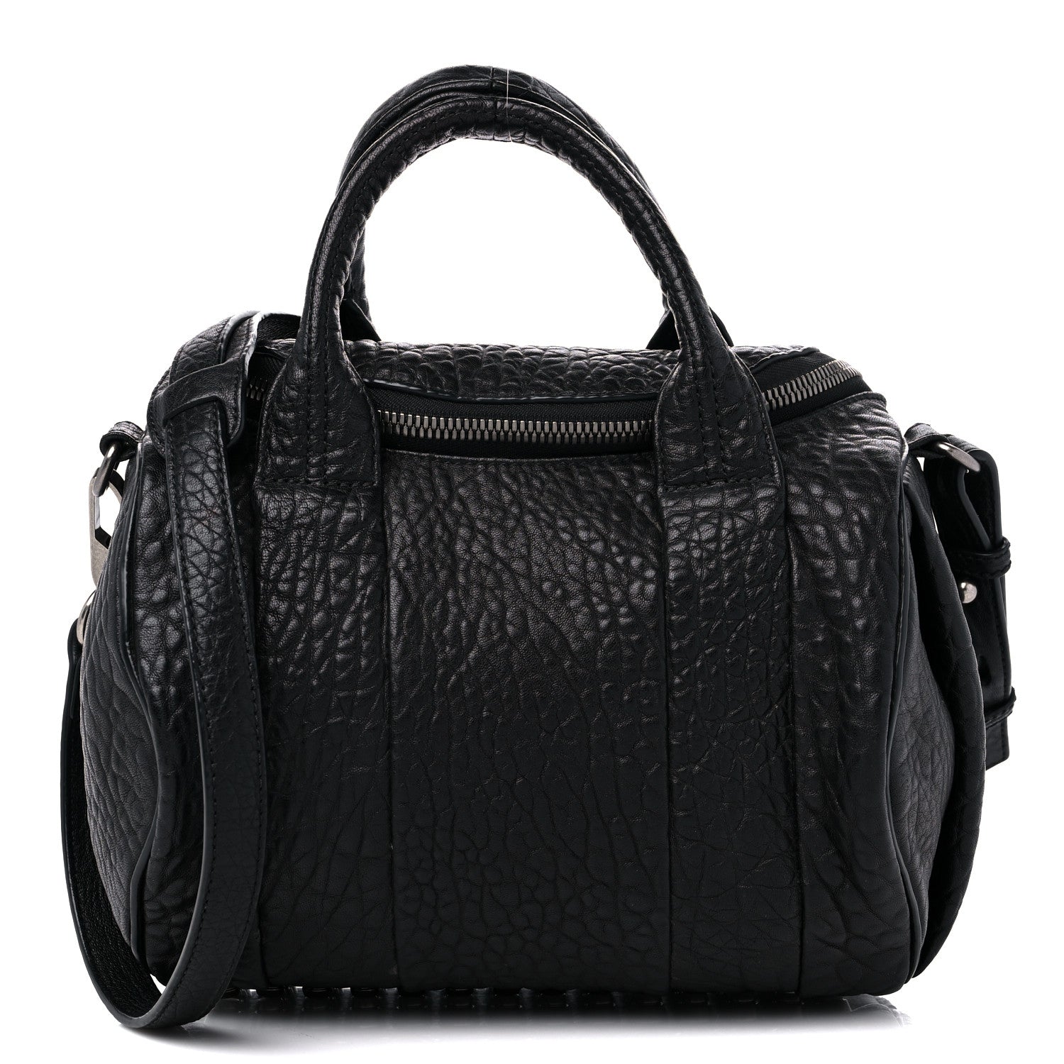 Alexander Wang Pebbled Lambskin Mini Rockie Black Rhodium Hardware 1 of 10