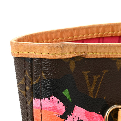 Louis Vuitton Monogram Roses Neverfull MM 14 of 14