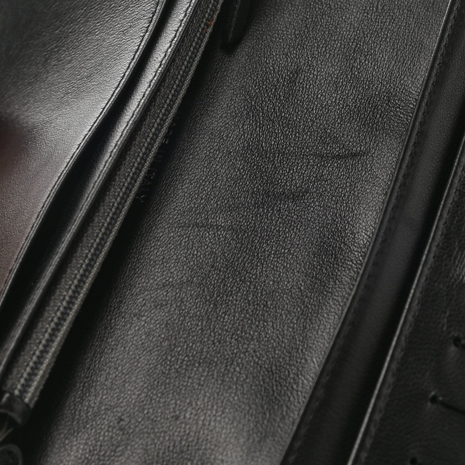 Chanel Lambskin Camellia Embossed Yen Wallet Black 9 of 10