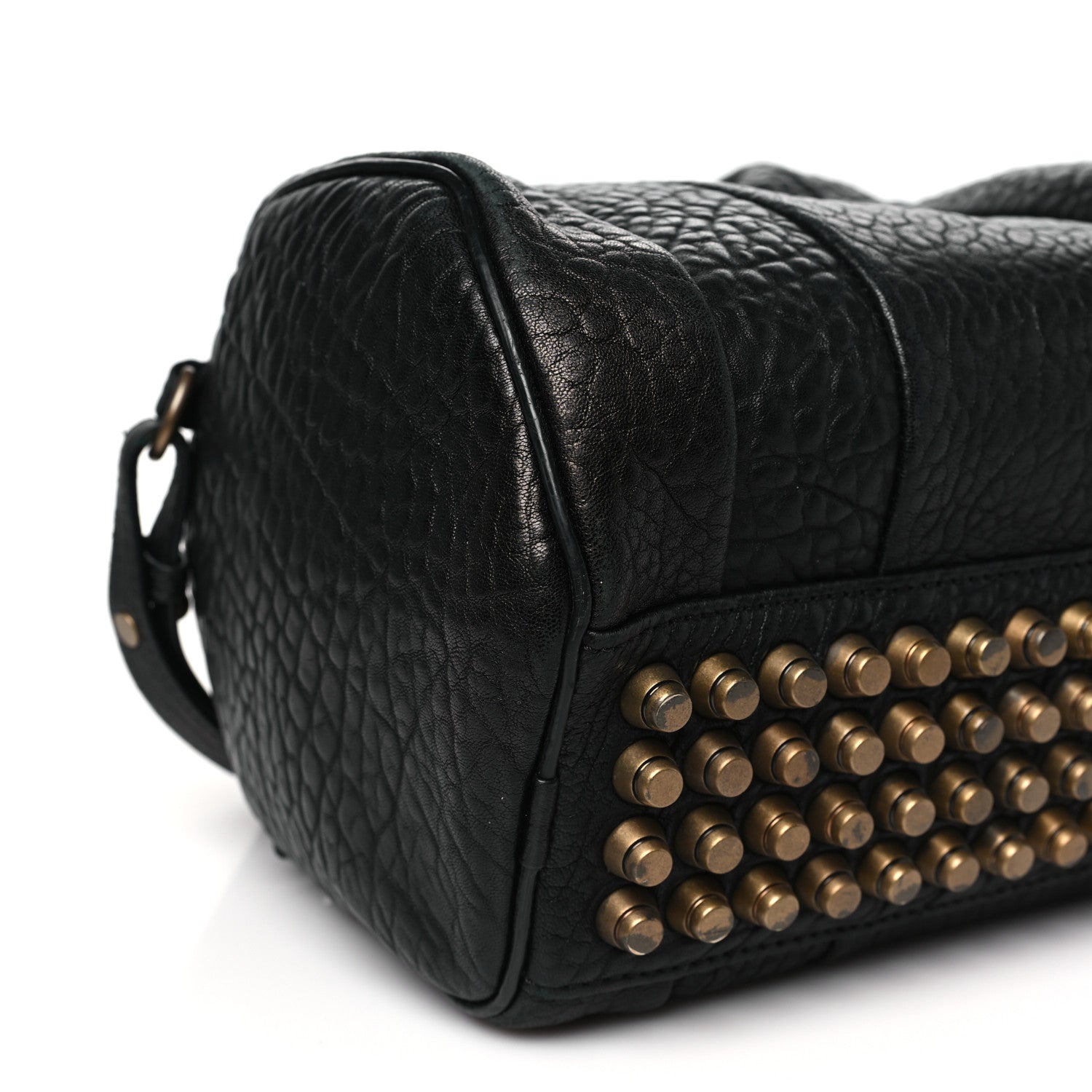 Alexander Wang Pebbled Lambskin Rockie Black Pale Gold Hardware 8 of 10