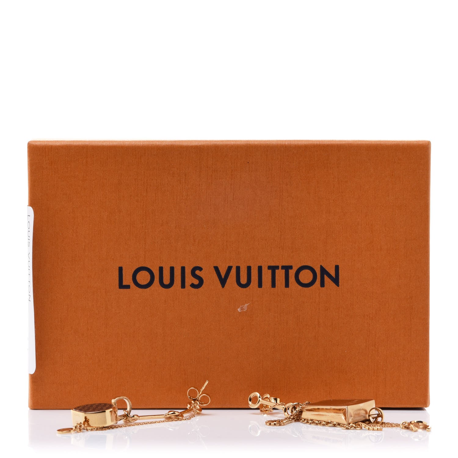 Louis Vuitton Monogram Mini Mismatched Earrings Gold 8 of 8