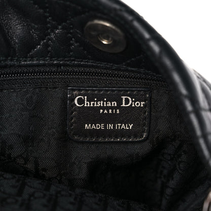 Christian Dior Lambskin Cannage Large Dior Soft Shopping Tote Black 6 of 14