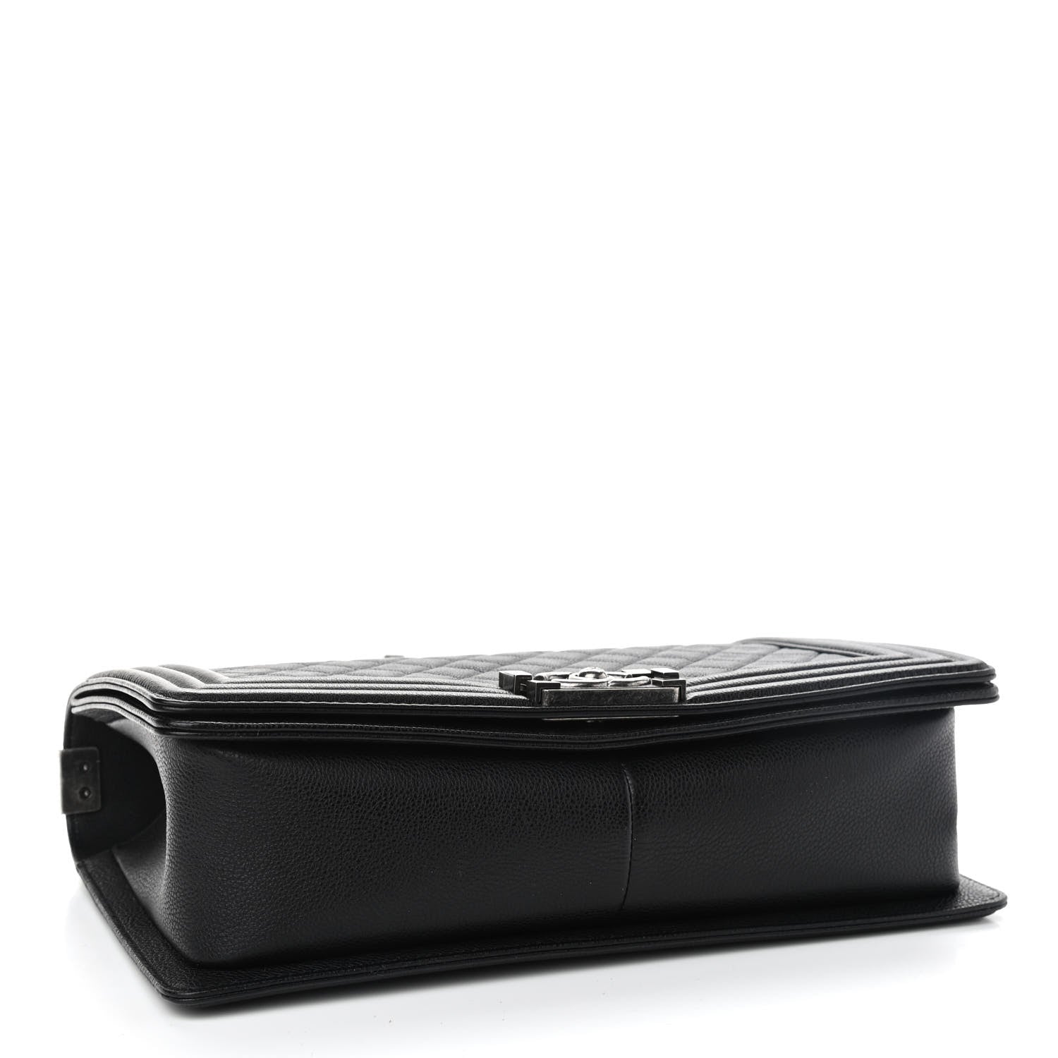 Chanel Grained Calfskin Quilted New Medium Boy Flap Black 4 of 9