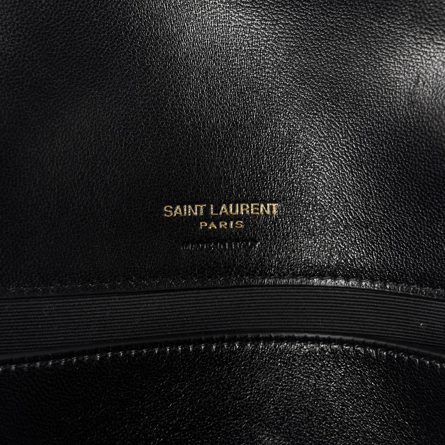 Lambskin Chevron Quilted Medium Loulou Black