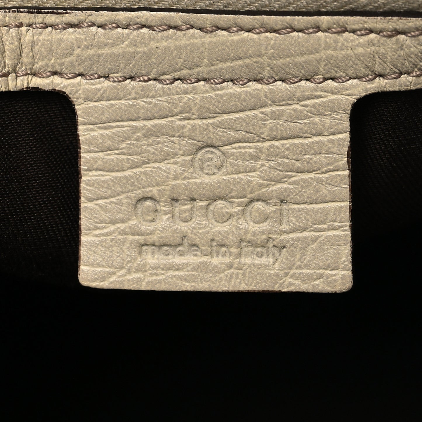 Monogram Large Horsebit Chain Hobo Off White