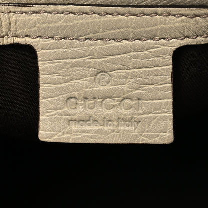 Gucci Monogram Large Horsebit Chain Hobo Off White 6 of 12