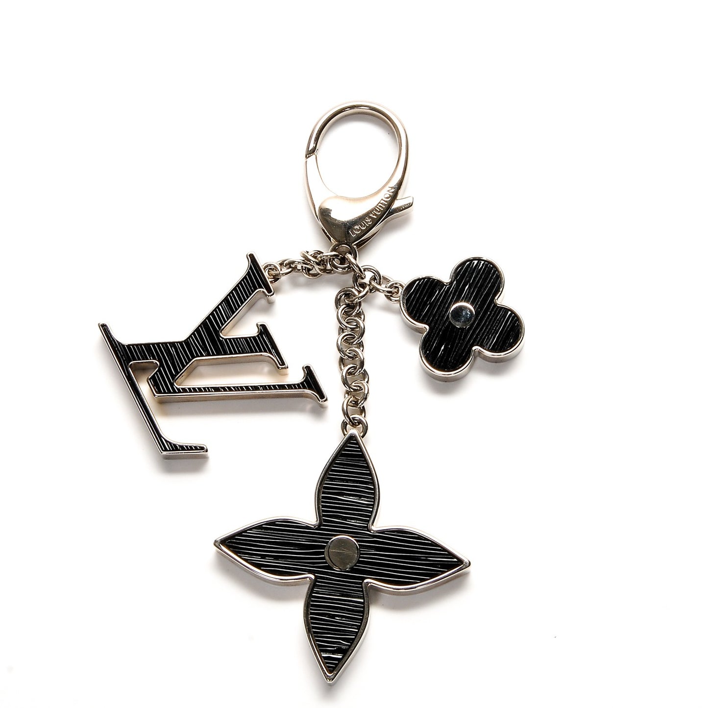 Fleur d'Epi Bag Charm Black