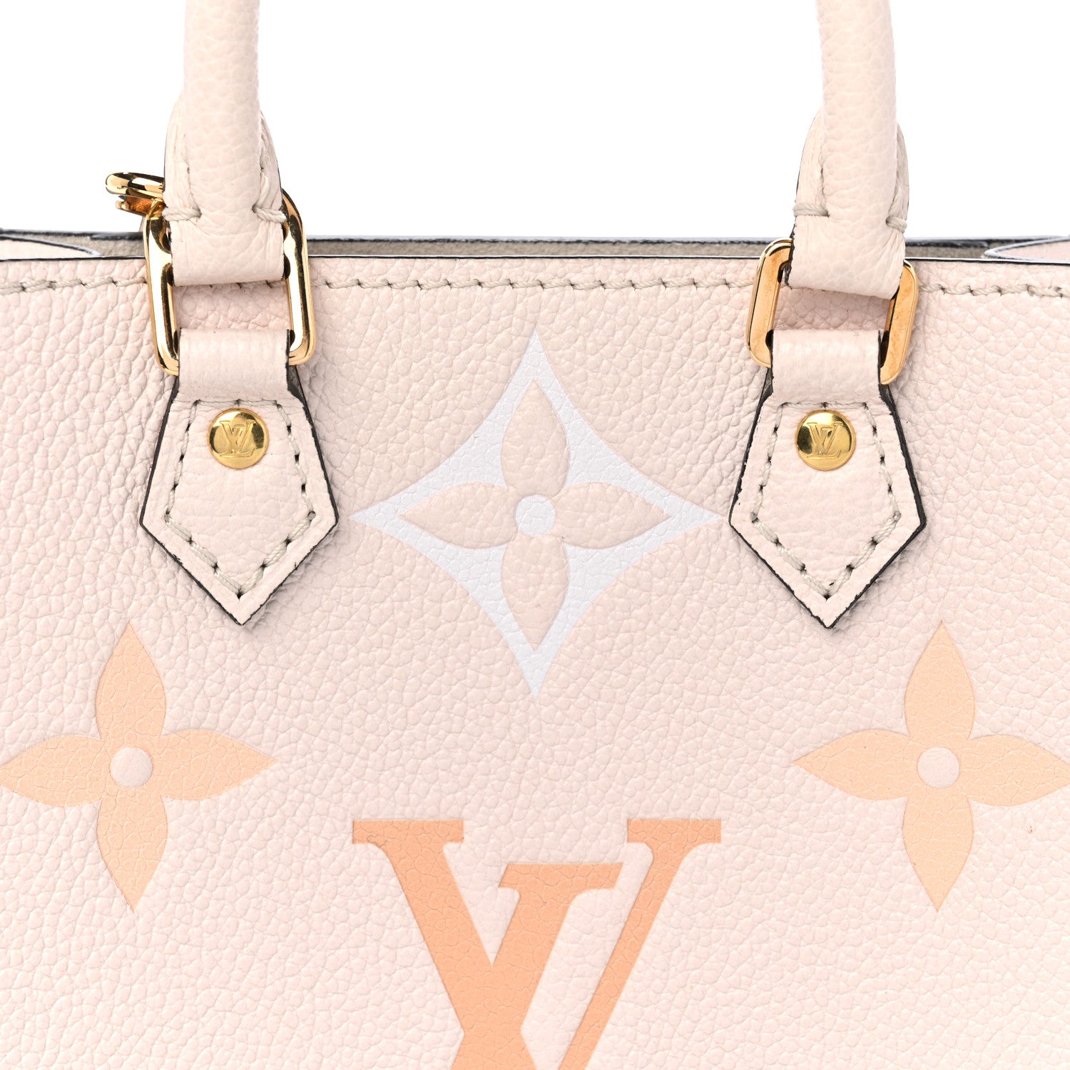Louis Vuitton Empreinte Monogram Giant By The Pool Petit Sac Plat Cream Saffron 7 of 9
