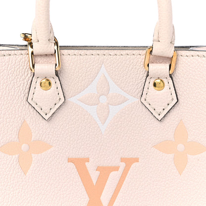 Louis Vuitton Empreinte Monogram Giant By The Pool Petit Sac Plat Cream Saffron 7 of 9