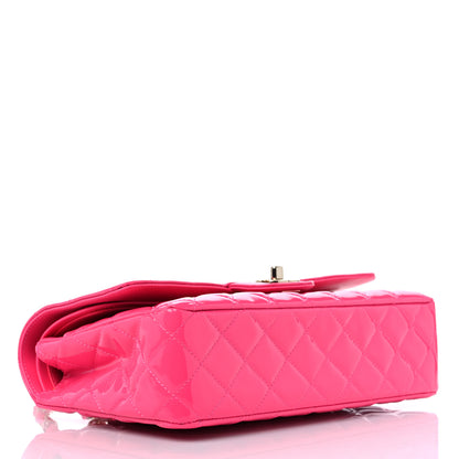 Chanel Patent Quilted Medium Double Flap Pink 3 of 8
