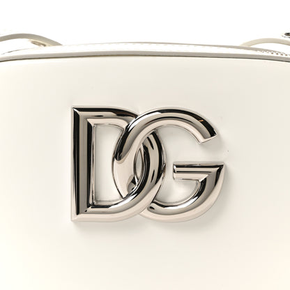 Dolce & Gabbana Patent Calfskin Hot Stuff DG Logo 3.5 Crossbody Bag White 7 of 9