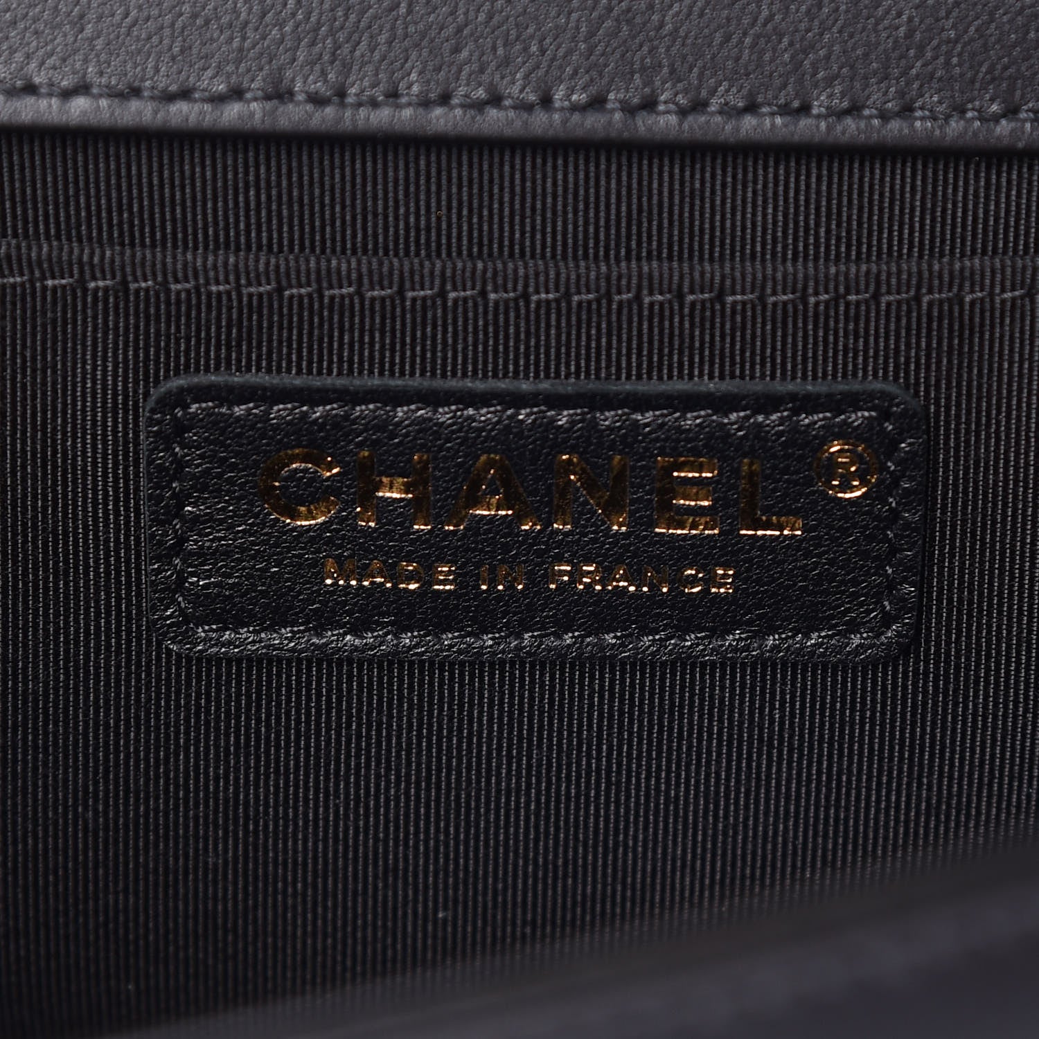 Chanel Lambskin Chevron Medium Boy Flap Black 6 of 12