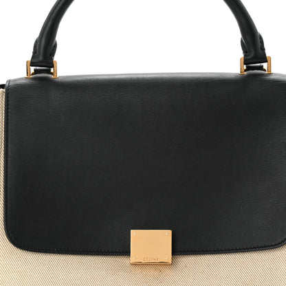 Celine Smooth Calfskin Linen Small Tri-Color Trapeze Orange 7 of 10