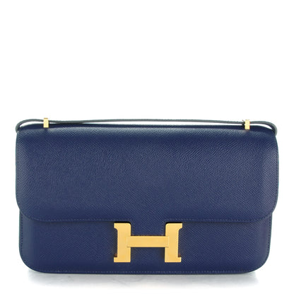 Hermes Epsom Constance Elan 25 Bleu Saphir 1 of 9
