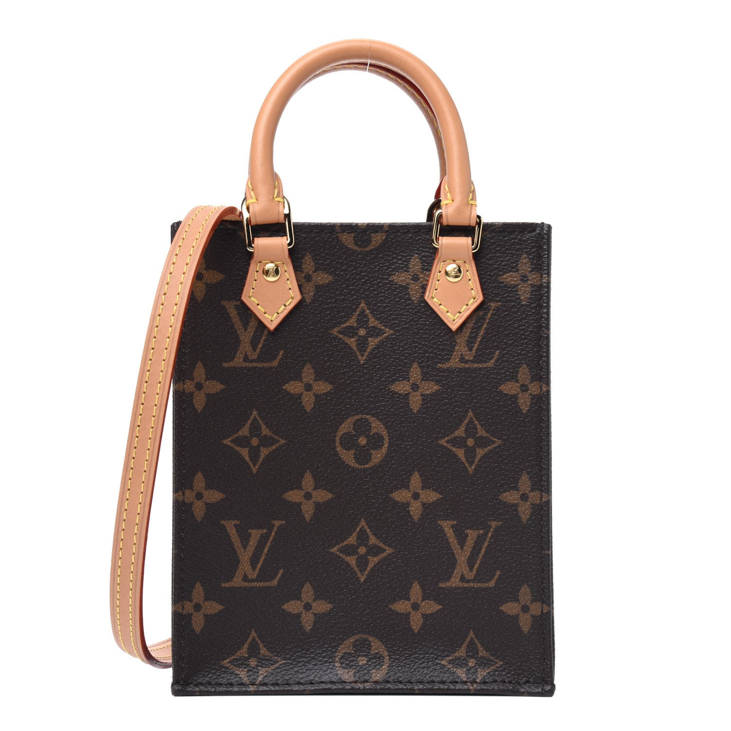 Louis Vuitton Monogram Petit Sac Plat 1 of 4
