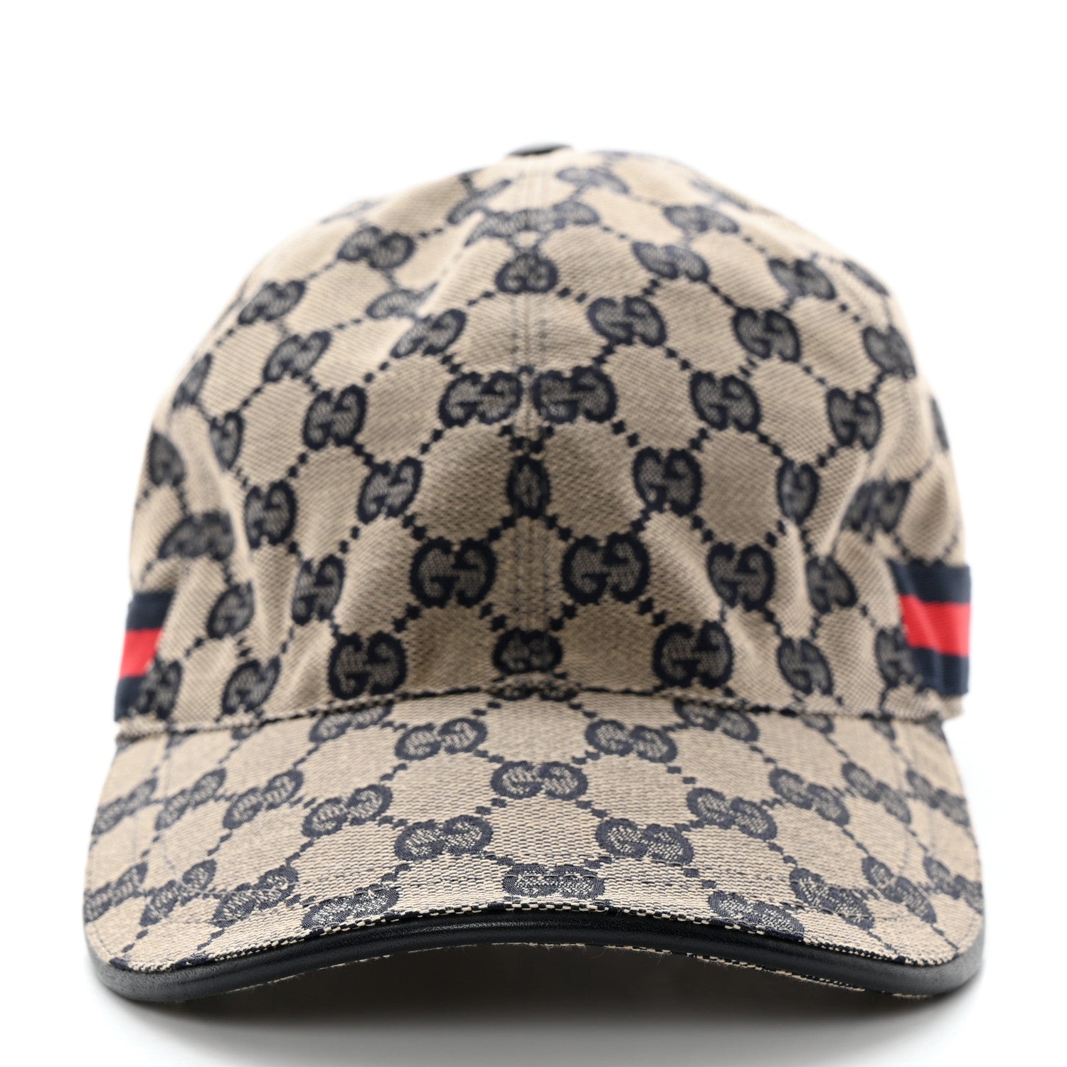 Gucci Monogram Web Baseball Hat M Beige Blue 3 of 8