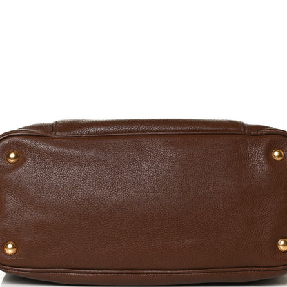 Miu Miu Vitello Phenix Shoulder Bag Palissandro 10 of 13
