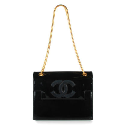 Chanel Vinyl CC Flap Black 3 of 11