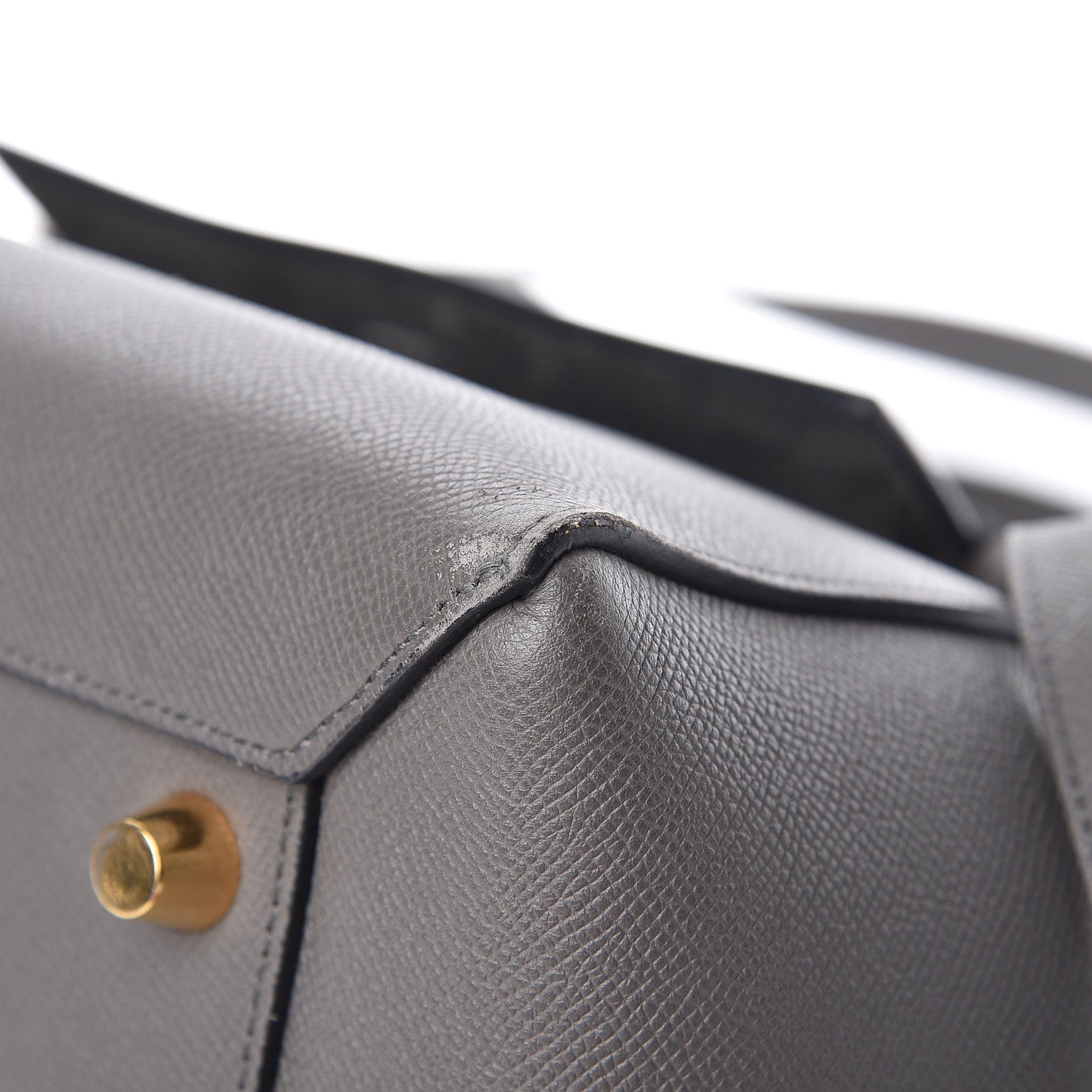Celine Grained Calfskin Mini Belt Bag Grey 17 of 20