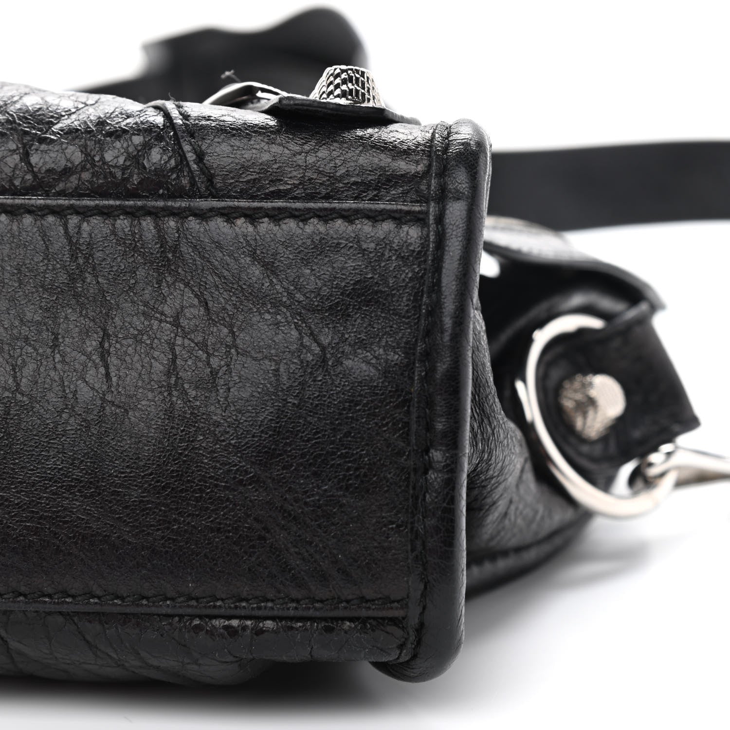 Balenciaga Agneau Giant 12 Silver Hardware Mini City Black 8 of 12