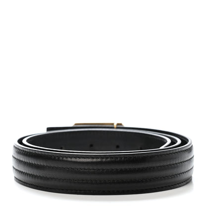 Chanel Calfskin CC Boy Belt 90 36 Black 2 of 4