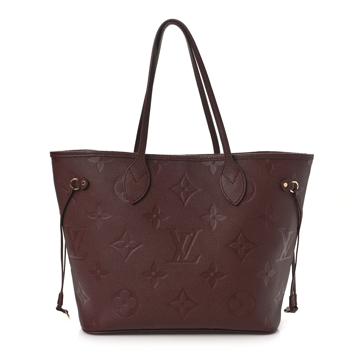 Louis Vuitton Empreinte Monogram Giant Neverfull MM Wine 2 of 9