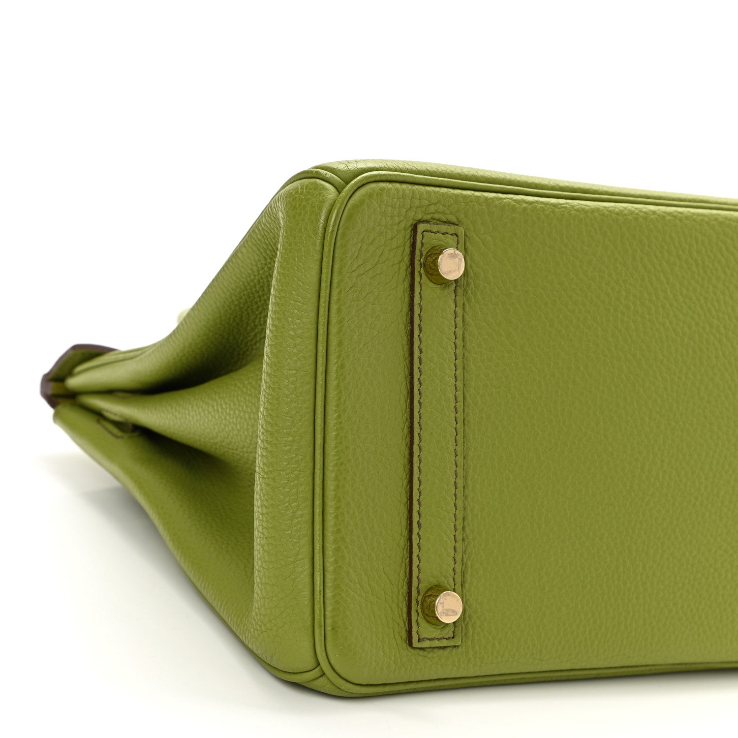 Hermes Togo Birkin 30 Vert Anis 9 of 14