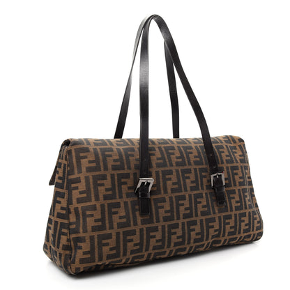 Fendi Zucca Small Shoulder BagTobacco 3 of 8