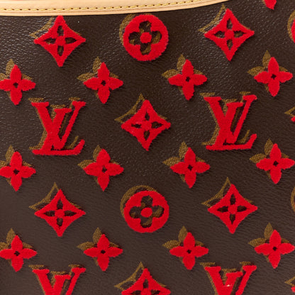 Louis Vuitton Monogram Tuffetage Deauville Cube Red 11 of 13