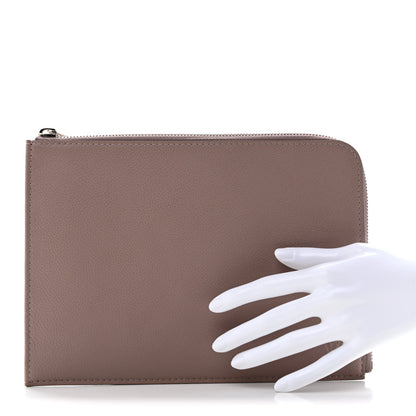 Louis Vuitton Calfskin Pochette Jour PM Taupe 2 of 6