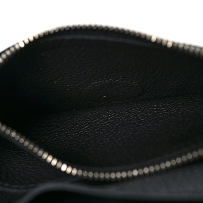 Hermes Togo Dogon Compact Wallet Black 5 of 8