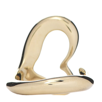 Tiffany 18K Yellow Gold Medium Elsa Peretti Open Heart Ring 46 3.75 4 of 4