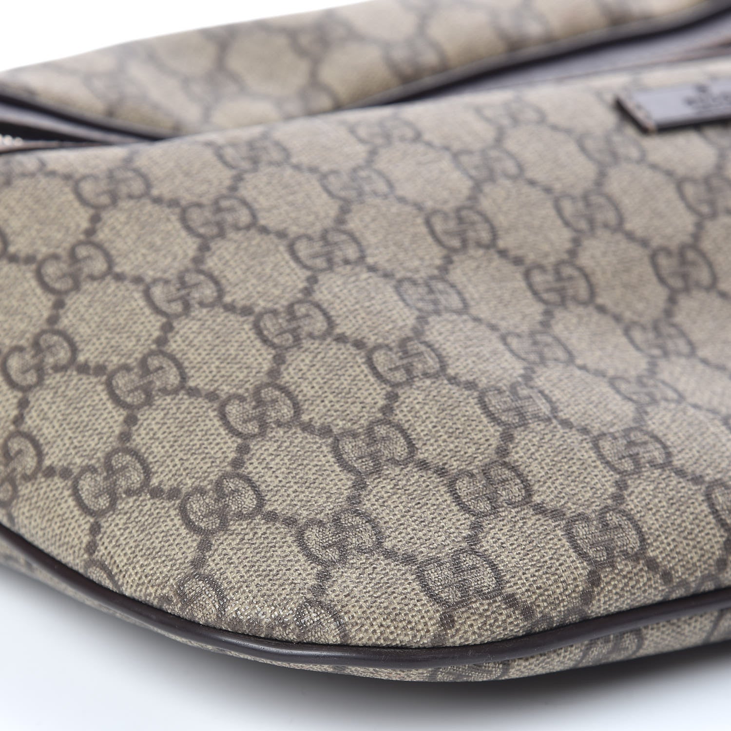 Gucci GG Supreme Monogram Belt Bag Dark Brown 9 of 10