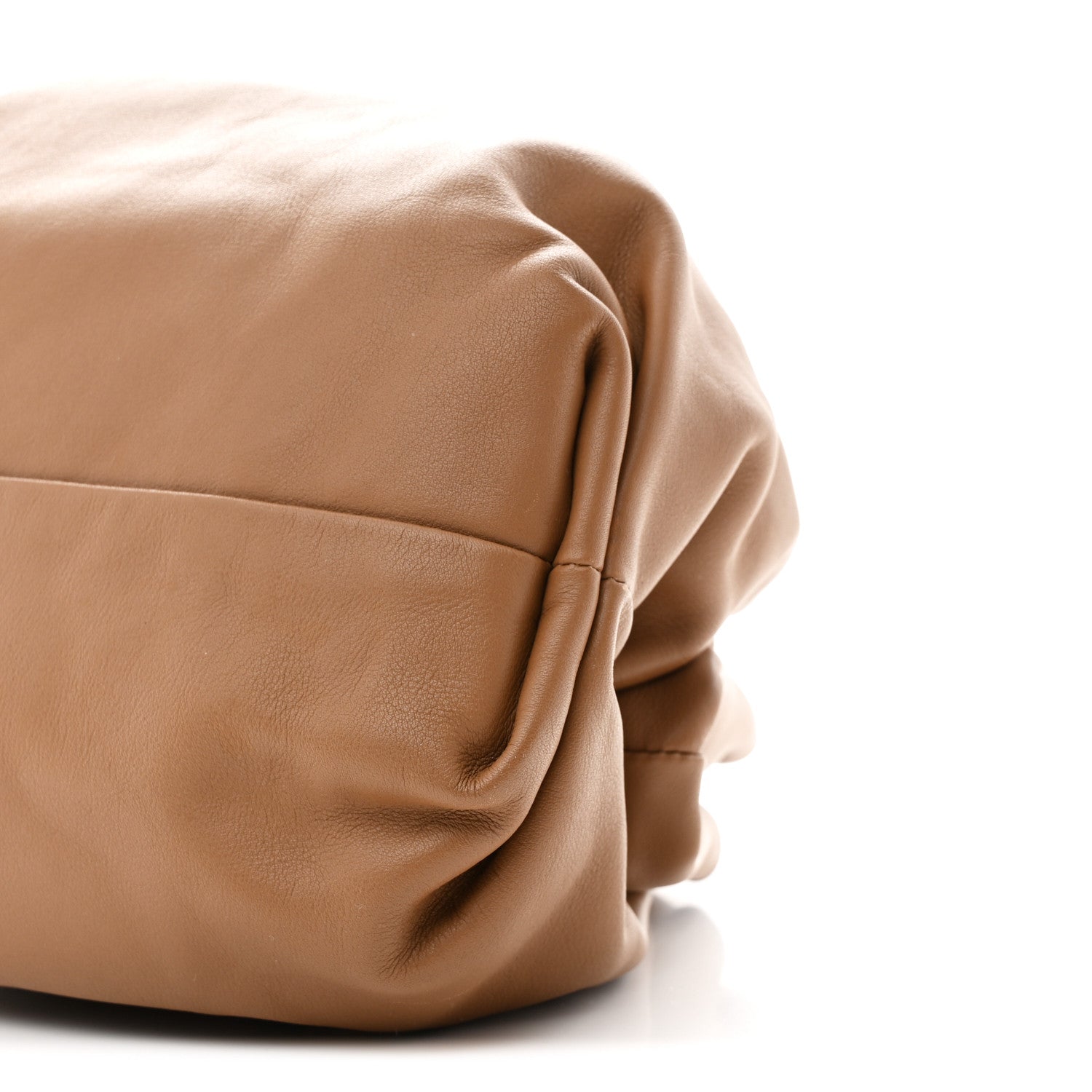 Bottega Veneta Smooth Butter Calf The Pouch Oversized Clutch Cammello 10 of 10