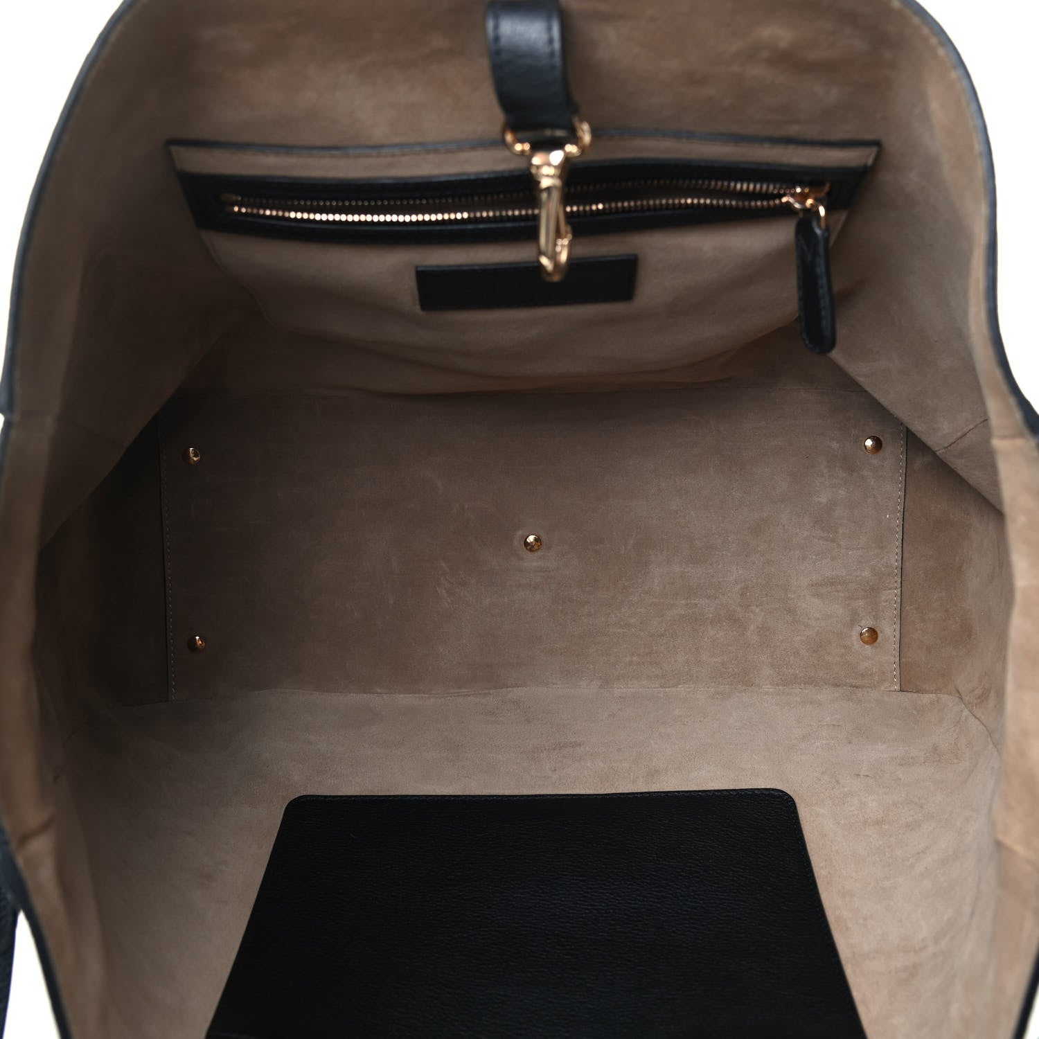 Burberry Grainy Calfskin Tote Black 4 of 4