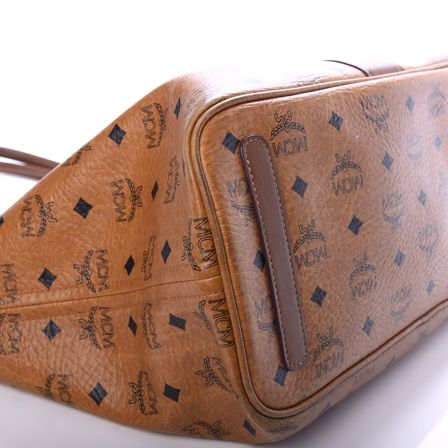 Visetos Medium Liz Reversible Shopper Tote Cognac