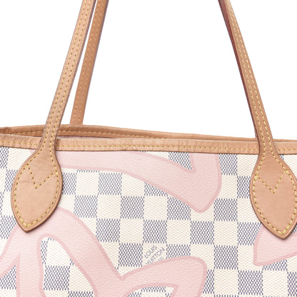 Louis Vuitton Damier Azur Tahitienne Neverfull MM 18 of 18