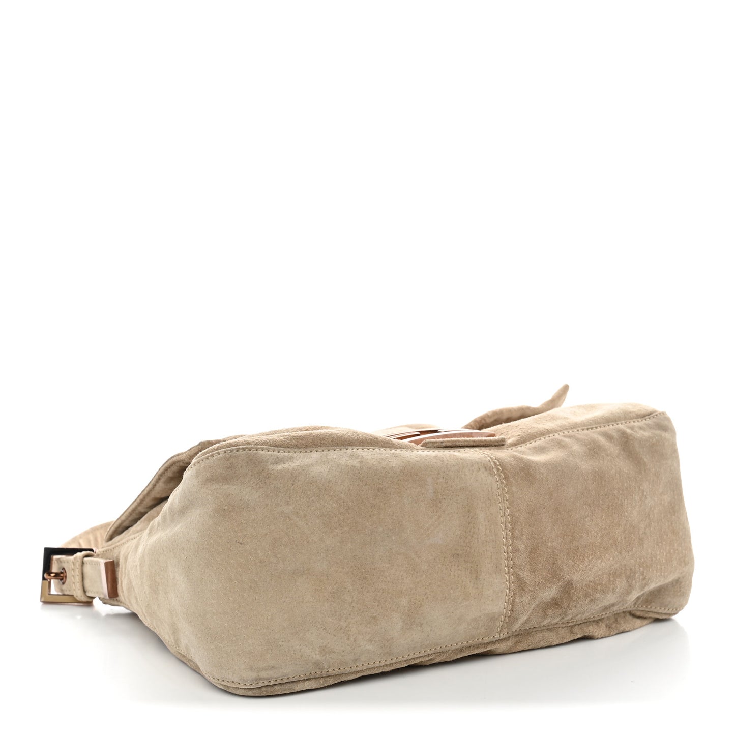 Suede Mama Baguette Beige