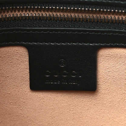 Gucci Calfskin Matelasse Mens GG Marmont Belt Bag 80 32 Black 6 of 10