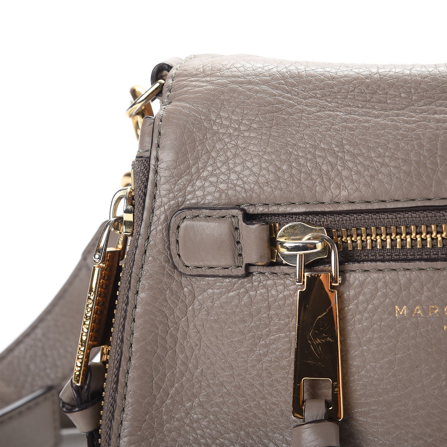 Pebbled Calfskin Recruit Nomad Crossbody Mink