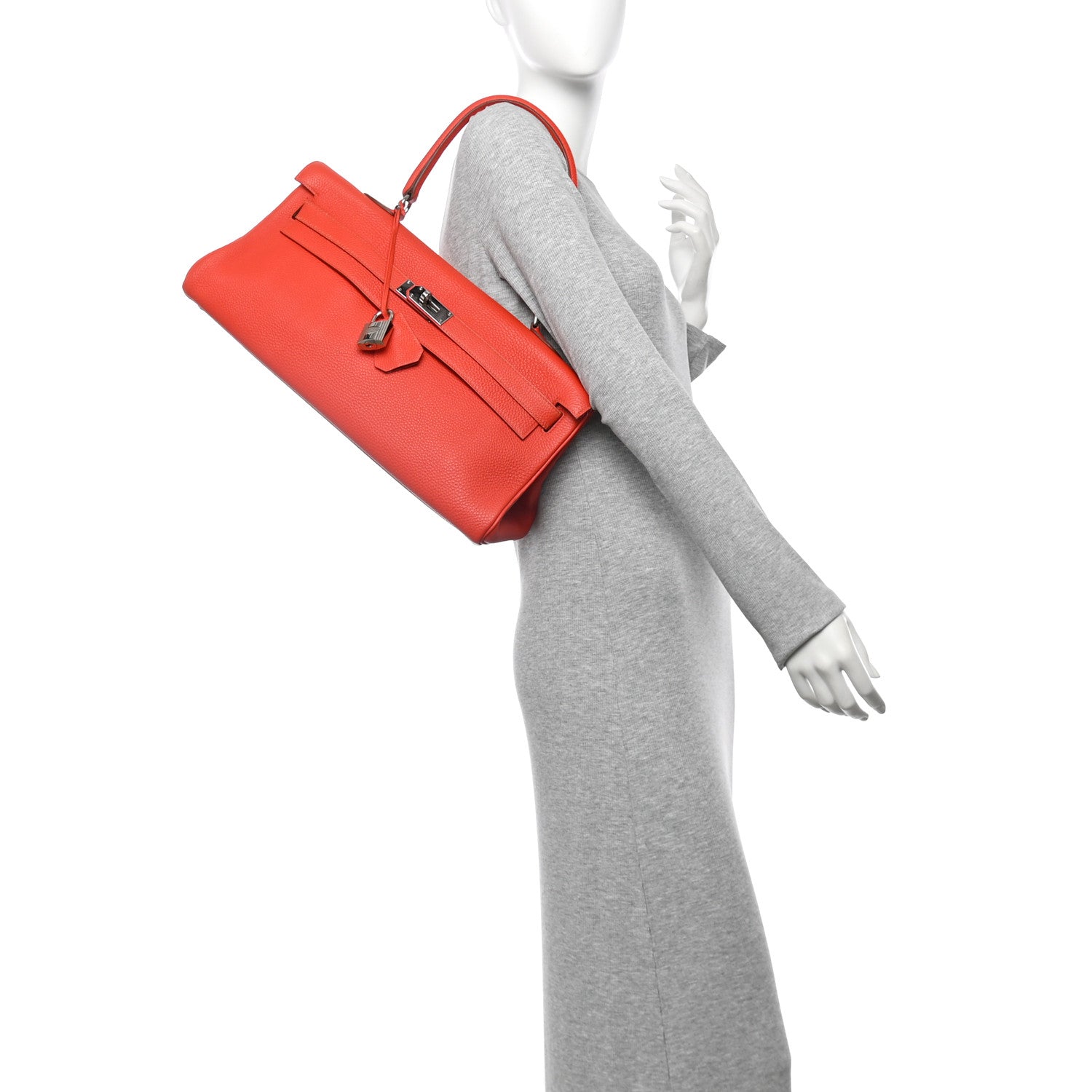 Hermes Togo Shoulder Kelly 40 Capucine 2 of 13