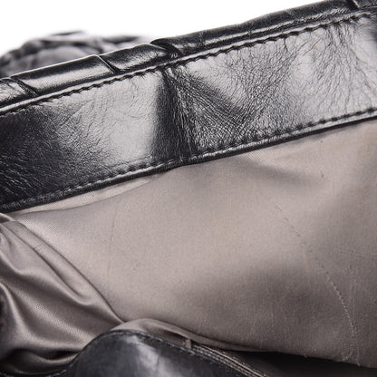 Chanel Glazed Calfskin Maxi Twisted Flap Black 13 of 15