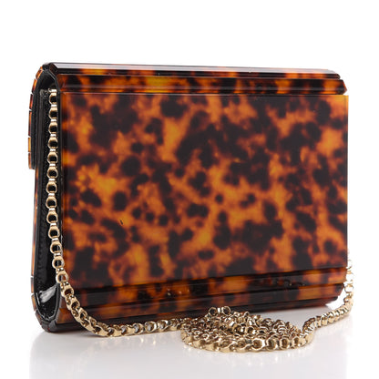 Jimmy Choo Acrylic Tortoiseshell Candy Clutch Brown 3 of 11