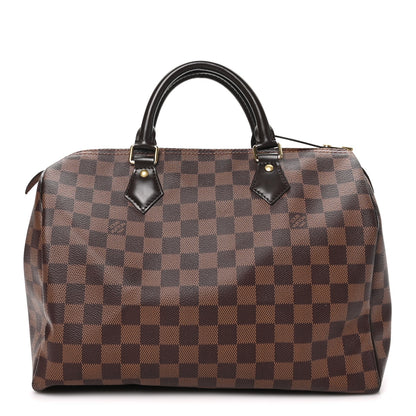 Louis Vuitton Damier Ebene Speedy 30 1 of 10