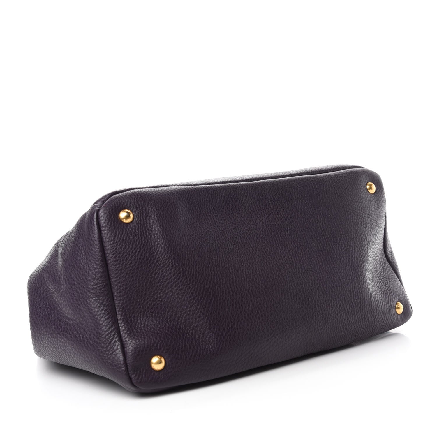 Prada Vitello Daino Tote Melanzana 4 of 14