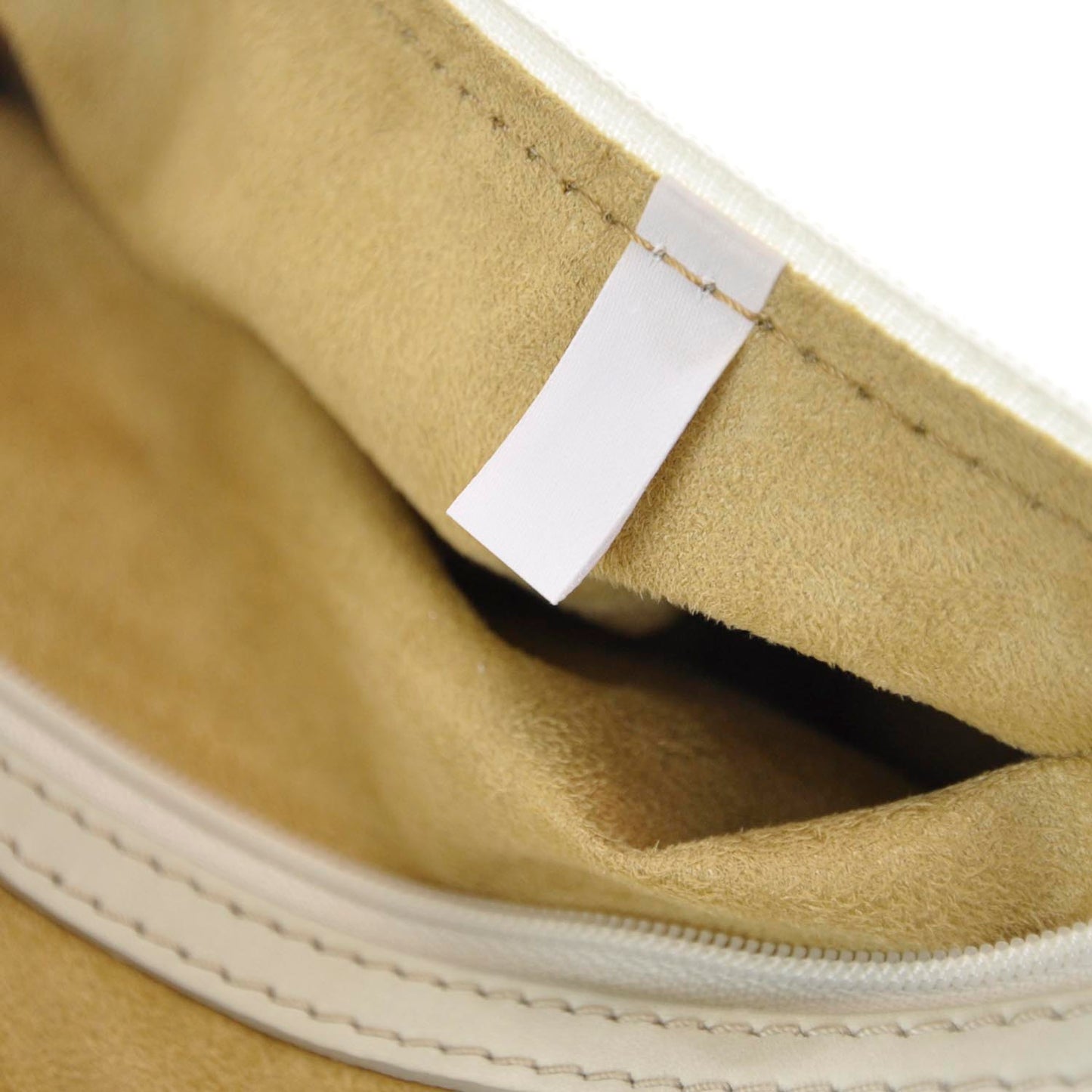 Cashmere Calfskin Medium Parker Tote White