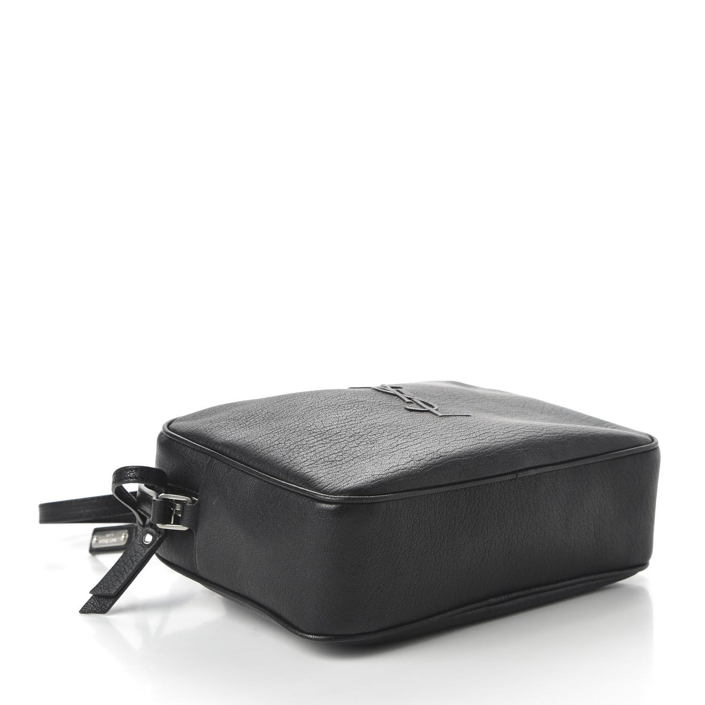 Lambskin Monogram Small Lou Camera Bag Black