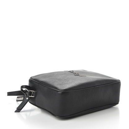 Saint Laurent Lambskin Monogram Small Lou Camera Bag Black 4 of 10